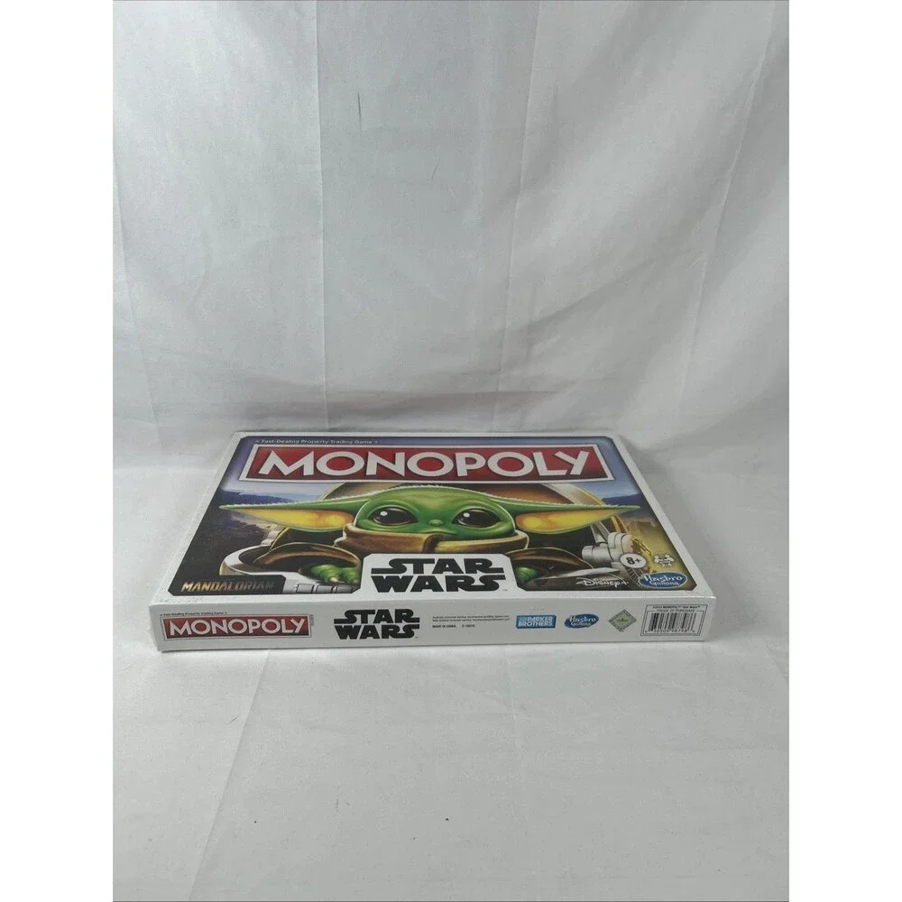 NEW Mandalorian Star Wars Monopoly Game Disney Hasbro - SEALED with Tear